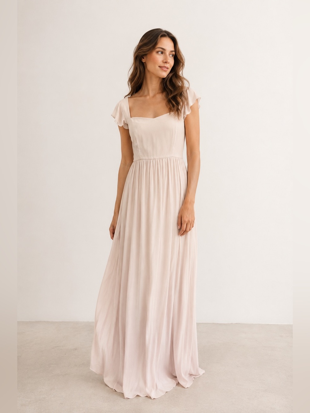 Show Me Your Mumu June Maxi Dress Ruffle Strap Empire Waist M
